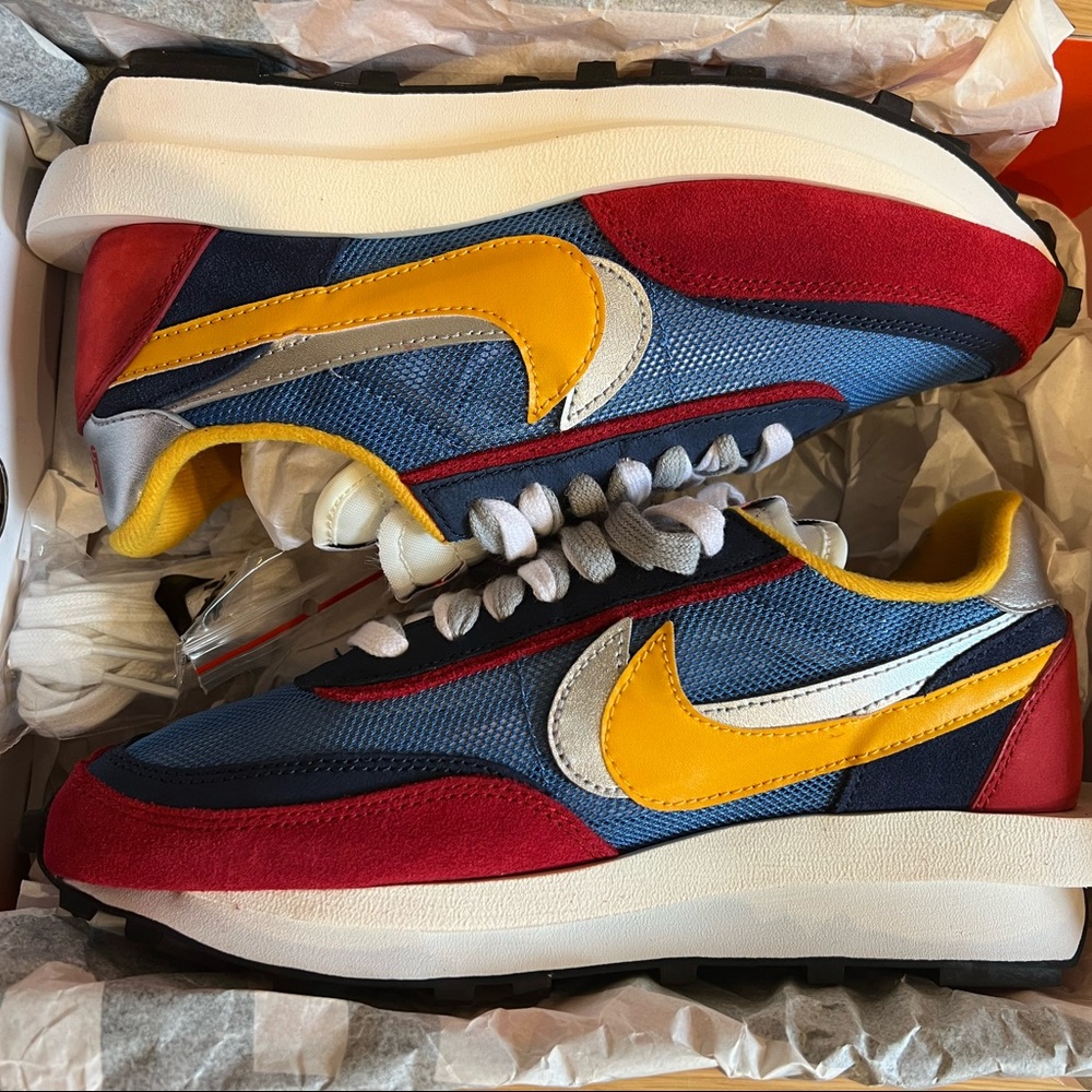 Size 7.5 - Nike LDWaffle x Sacai Varsity Blue 2019